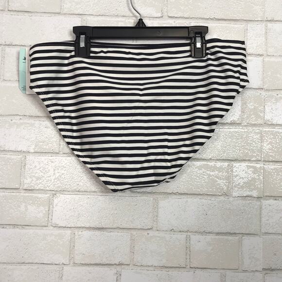 DSG Women’s Tomie Printed Swim Bottom Even Stripe Size Large - Picture 2 of 3